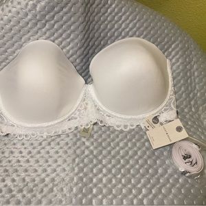 LUCKY BRAND 🍀 full figure strapless bra 40C